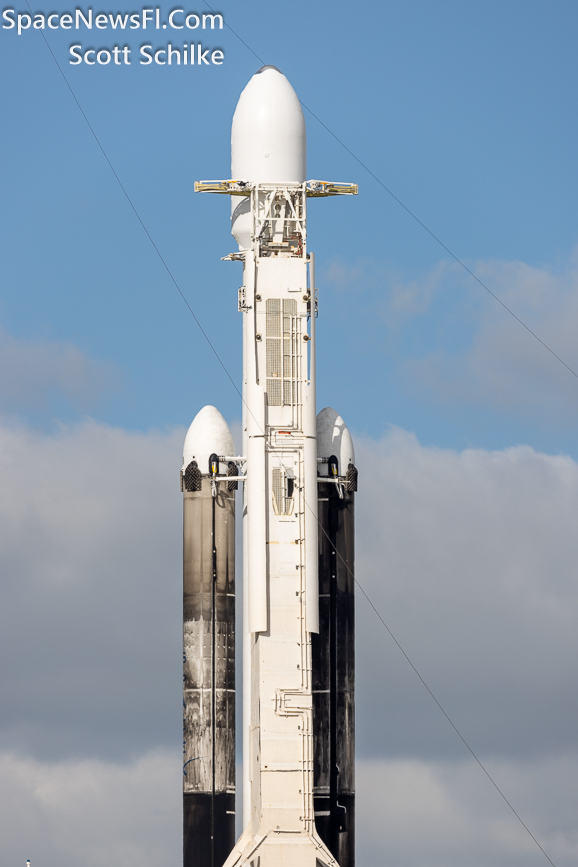 SpaceX 9th Falcon Heavy USSF-52 Poised For Liftoff