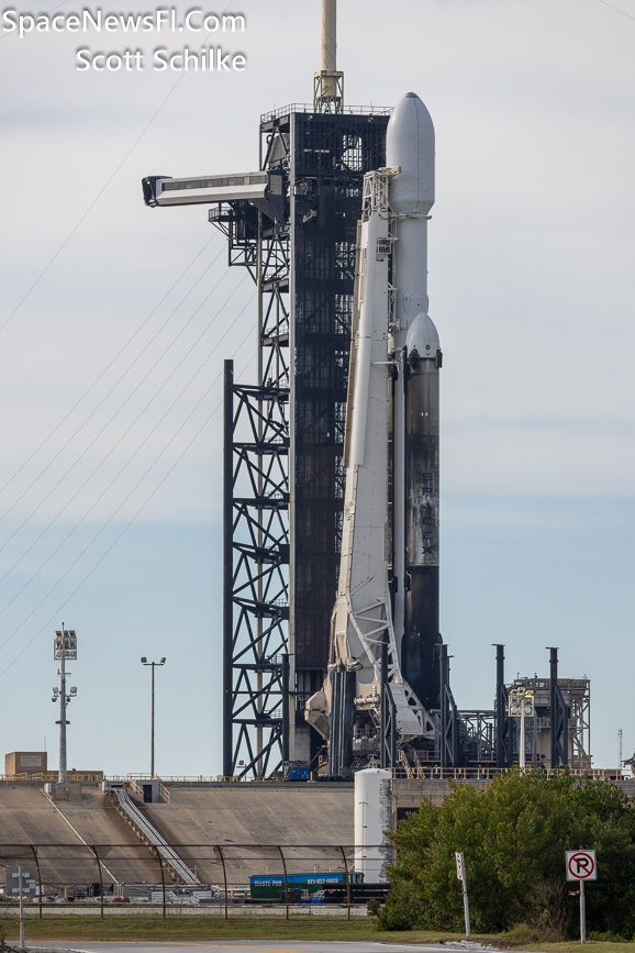 SpaceX 9th Falcon Heavy USSF-52 Poised For Liftoff