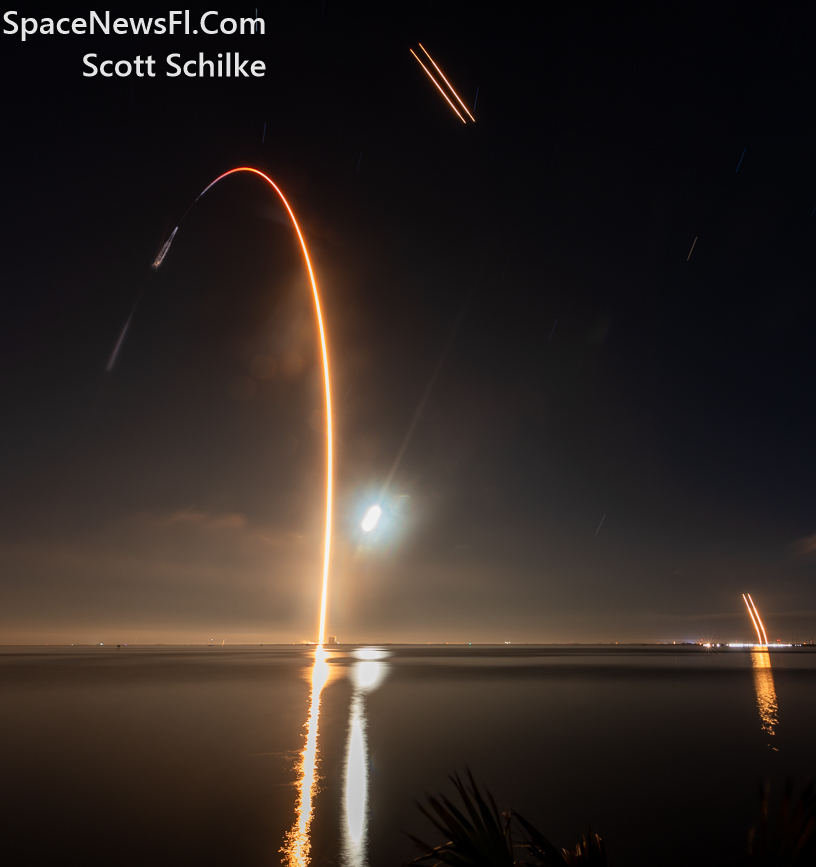 SpaceX USSF-52 Liftoff & Booster Returns