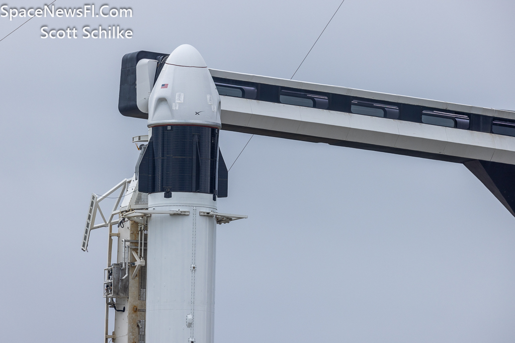 Close Up of SpaceX Crew Dragon C212